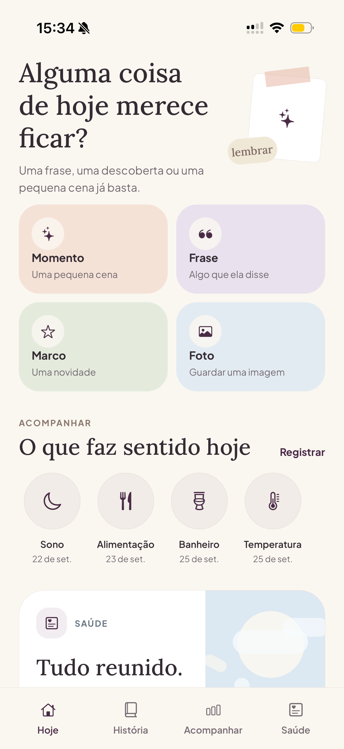 Exemplo ilustrativo de rotina no Tenderness